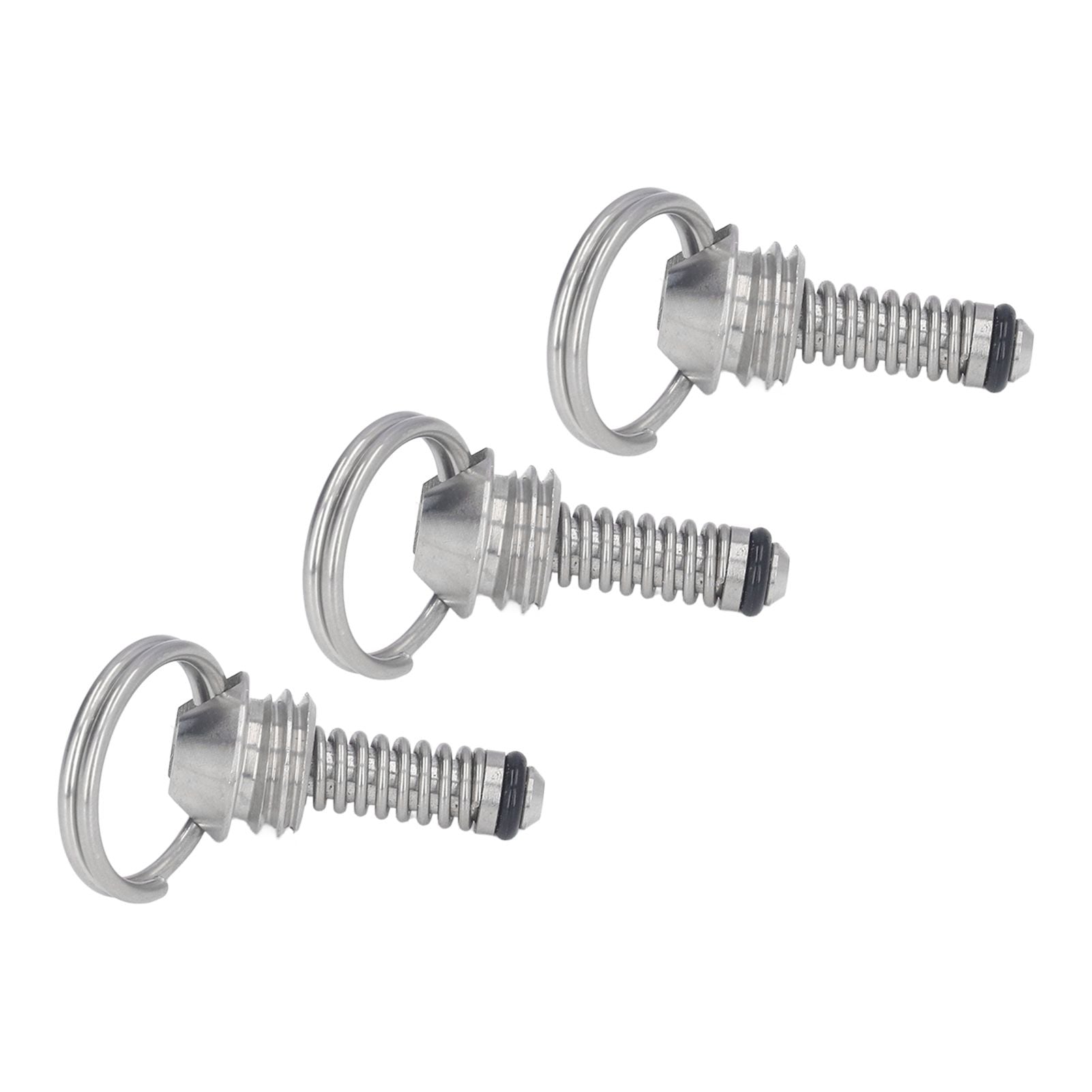3PCS Beer Keg Relief Valve Replacement 304 Stainless Steel Keg Lid Pressure Release Valve