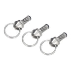 3PCS Beer Keg Relief Valve Replacement 304 Stainless Steel Keg Lid Pressure Release Valve