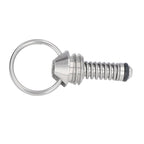 3PCS Beer Keg Relief Valve Replacement 304 Stainless Steel Keg Lid Pressure Release Valve