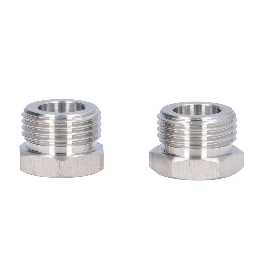 2Pcs Cola Barrel Adapter Distributor Connector Male Thread G5/8 Female Thread 1/4MFL