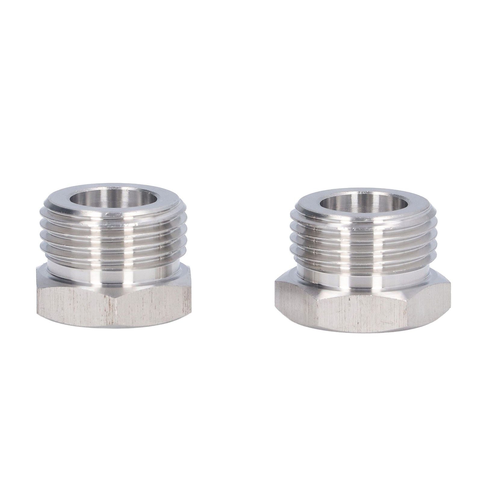 2Pcs Cola Barrel Adapter Distributor Connector Male Thread G5/8 Female Thread 1/4MFL