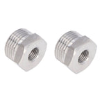 2Pcs Cola Barrel Adapter Distributor Connector Male Thread G5/8 Female Thread 1/4MFL