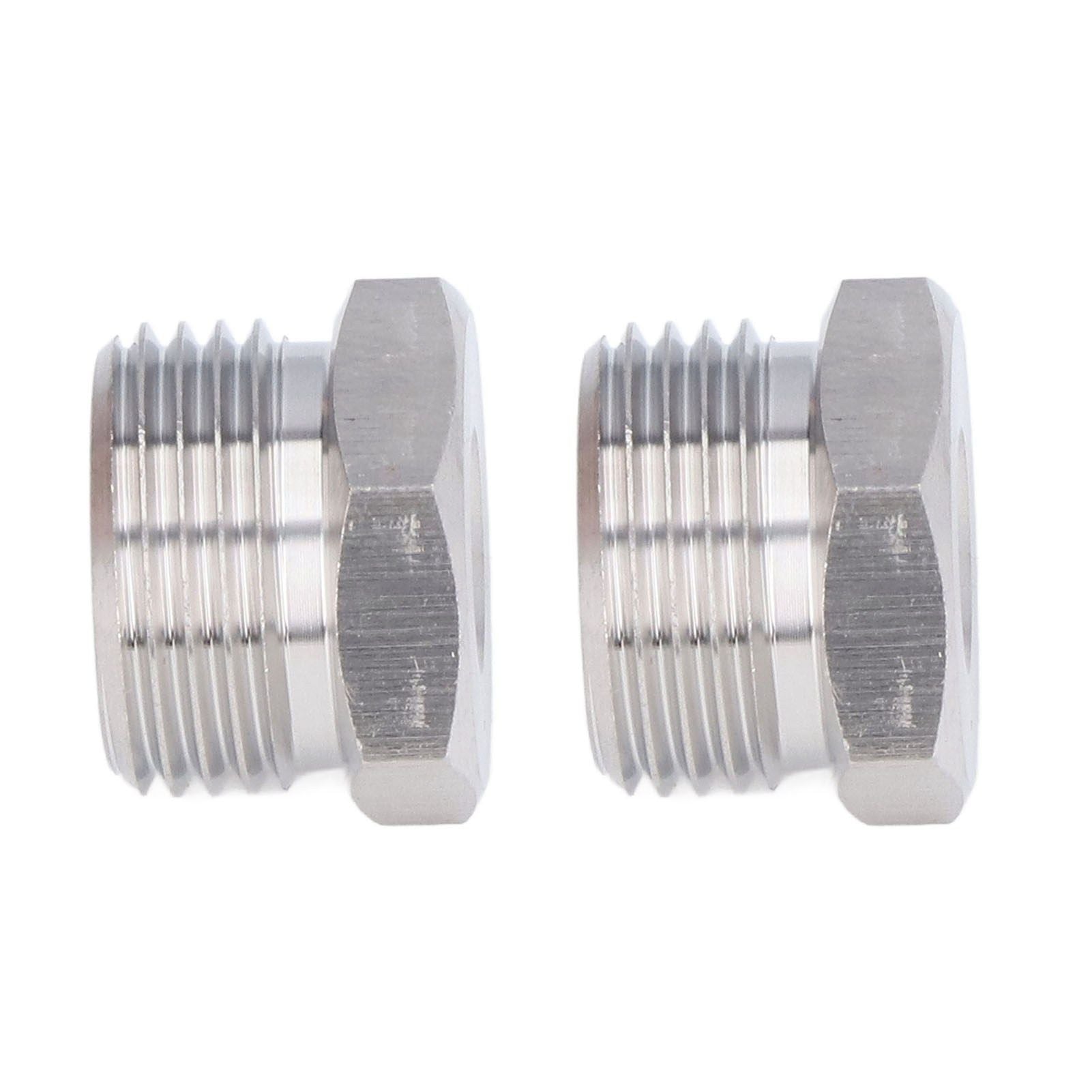 2Pcs Cola Barrel Adapter Distributor Connector Male Thread G5/8 Female Thread 1/4MFL