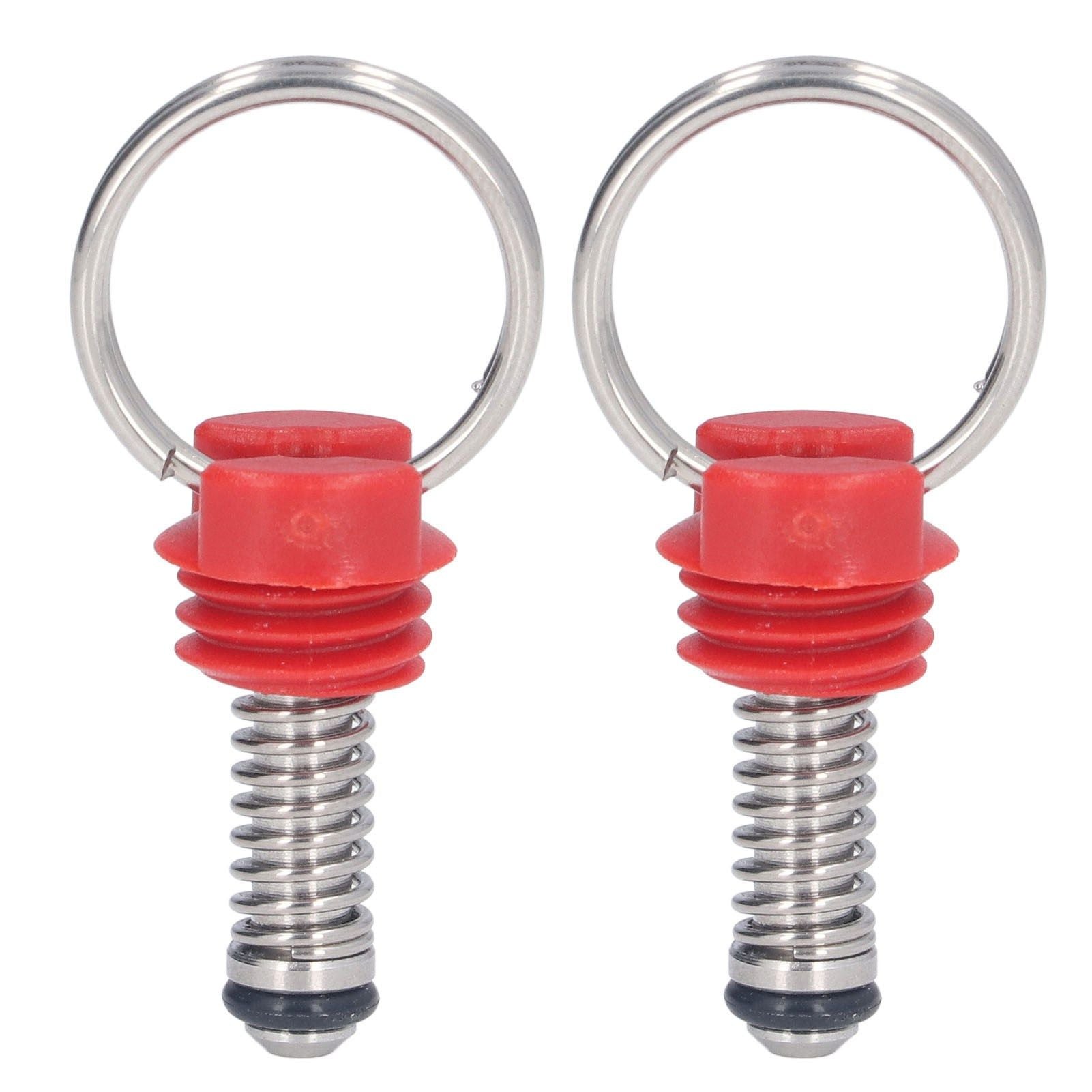 2Pcs Keg Pressure Relief Valve Ball Lock Lid Cornelius Style Accessory Set Kit for Safety Red