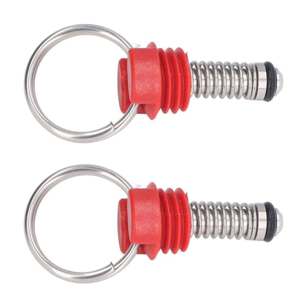 2Pcs Keg Pressure Relief Valve Ball Lock Lid Cornelius Style Accessory Set Kit for Safety Red