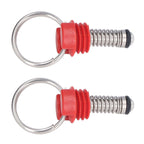 2Pcs Keg Pressure Relief Valve Ball Lock Lid Cornelius Style Accessory Set Kit for Safety Red