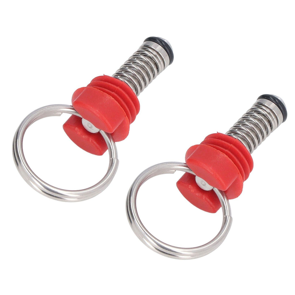 2Pcs Keg Pressure Relief Valve Ball Lock Lid Cornelius Style Accessory Set Kit for Safety Red