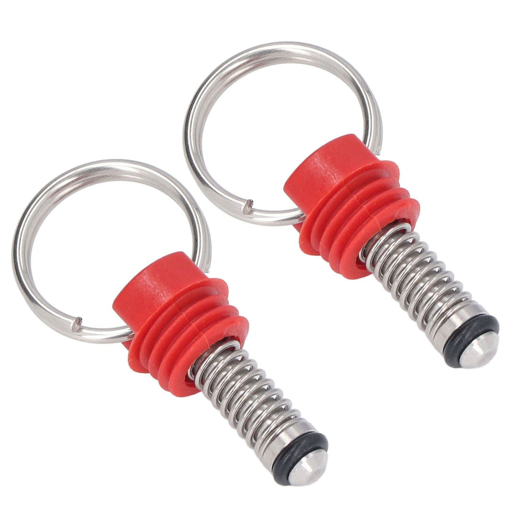 2Pcs Keg Pressure Relief Valve Ball Lock Lid Cornelius Style Accessory Set Kit for Safety Red
