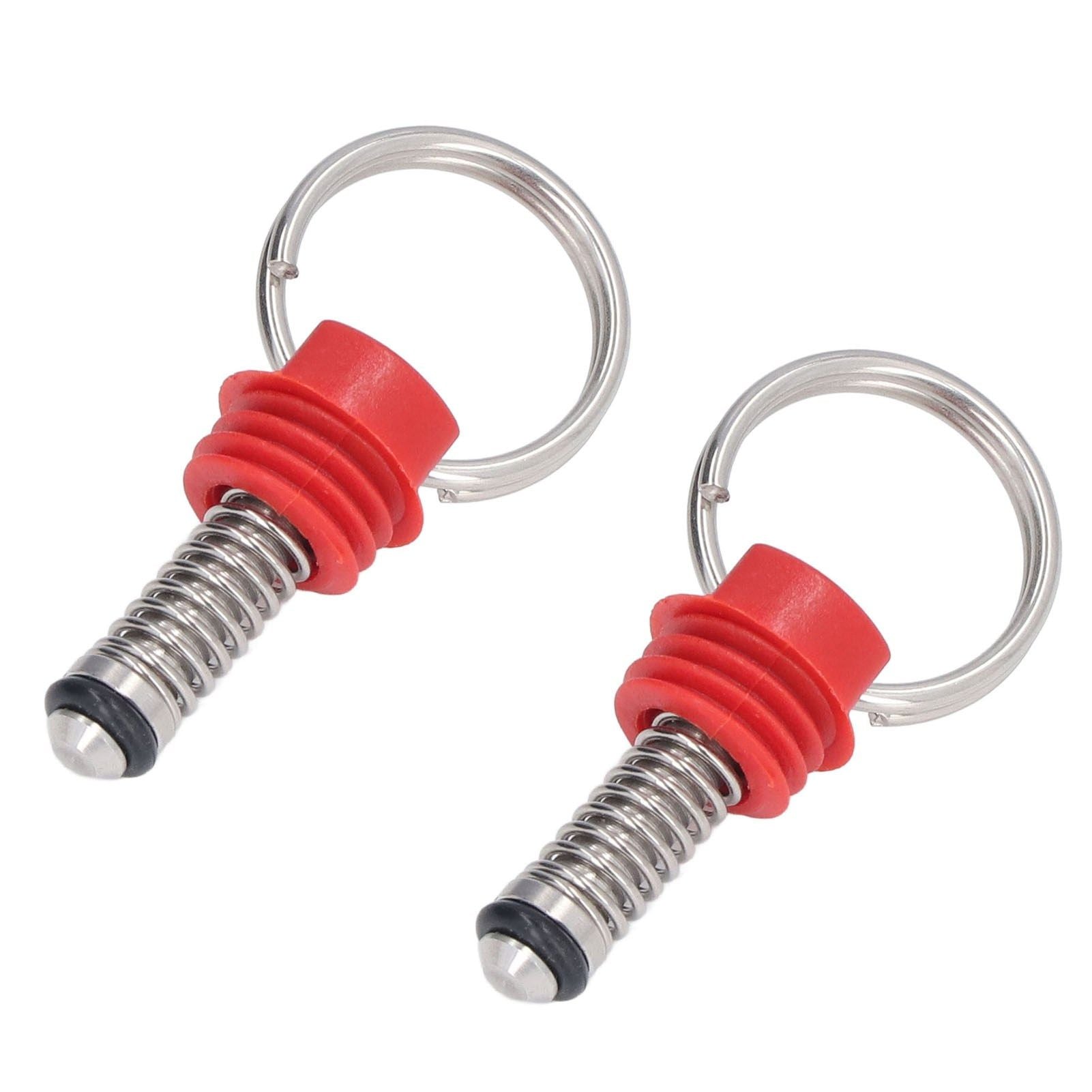 2Pcs Keg Pressure Relief Valve Ball Lock Lid Cornelius Style Accessory Set Kit for Safety Red