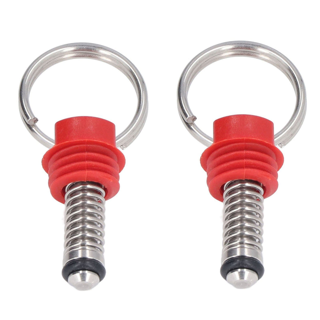2Pcs Keg Pressure Relief Valve Ball Lock Lid Cornelius Style Accessory Set Kit for Safety Red