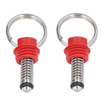 2Pcs Keg Pressure Relief Valve Ball Lock Lid Cornelius Style Accessory Set Kit for Safety Red