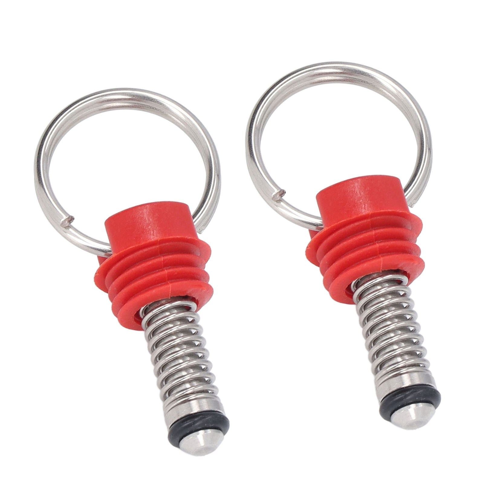 2Pcs Keg Pressure Relief Valve Ball Lock Lid Cornelius Style Accessory Set Kit for Safety Red