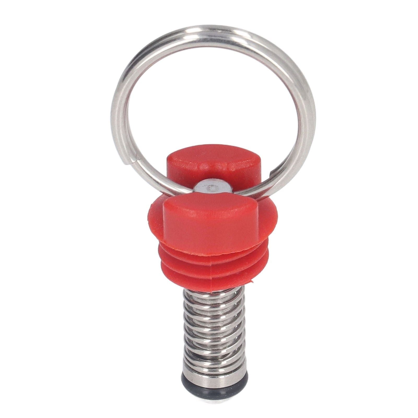 2Pcs Keg Pressure Relief Valve Ball Lock Lid Cornelius Style Accessory Set Kit for Safety Red