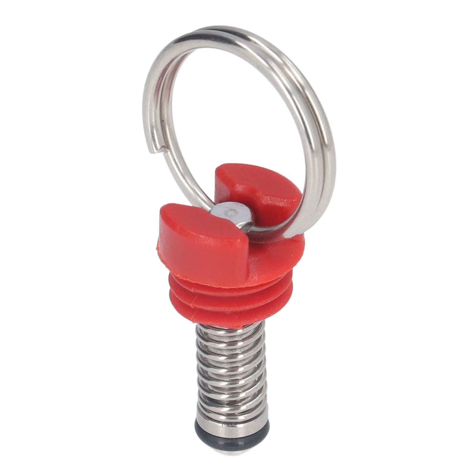 2Pcs Keg Pressure Relief Valve Ball Lock Lid Cornelius Style Accessory Set Kit for Safety Red