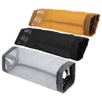 Grocery Bag Holder Large Capacity Durable Polyester Transparent Space Saving Trash Bag Holder for Home Kitchen Yellow