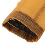 Grocery Bag Holder Large Capacity Durable Polyester Transparent Space Saving Trash Bag Holder for Home Kitchen Yellow