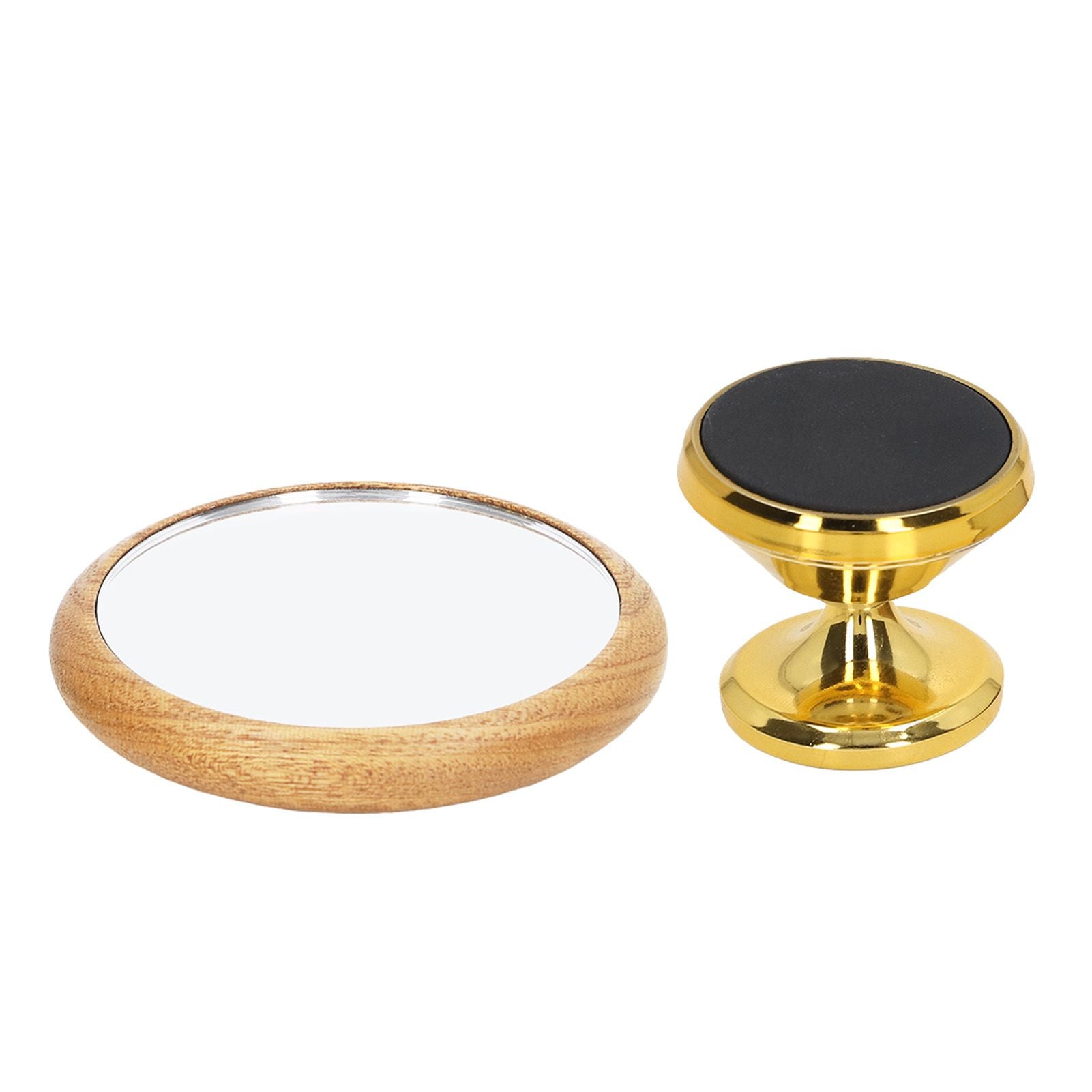 Coffee Shot Mirror for Bottomless Portafilter Multi Directional Rotation Visualization Coffee Flow Rate Observation Reflective Mirror Gold