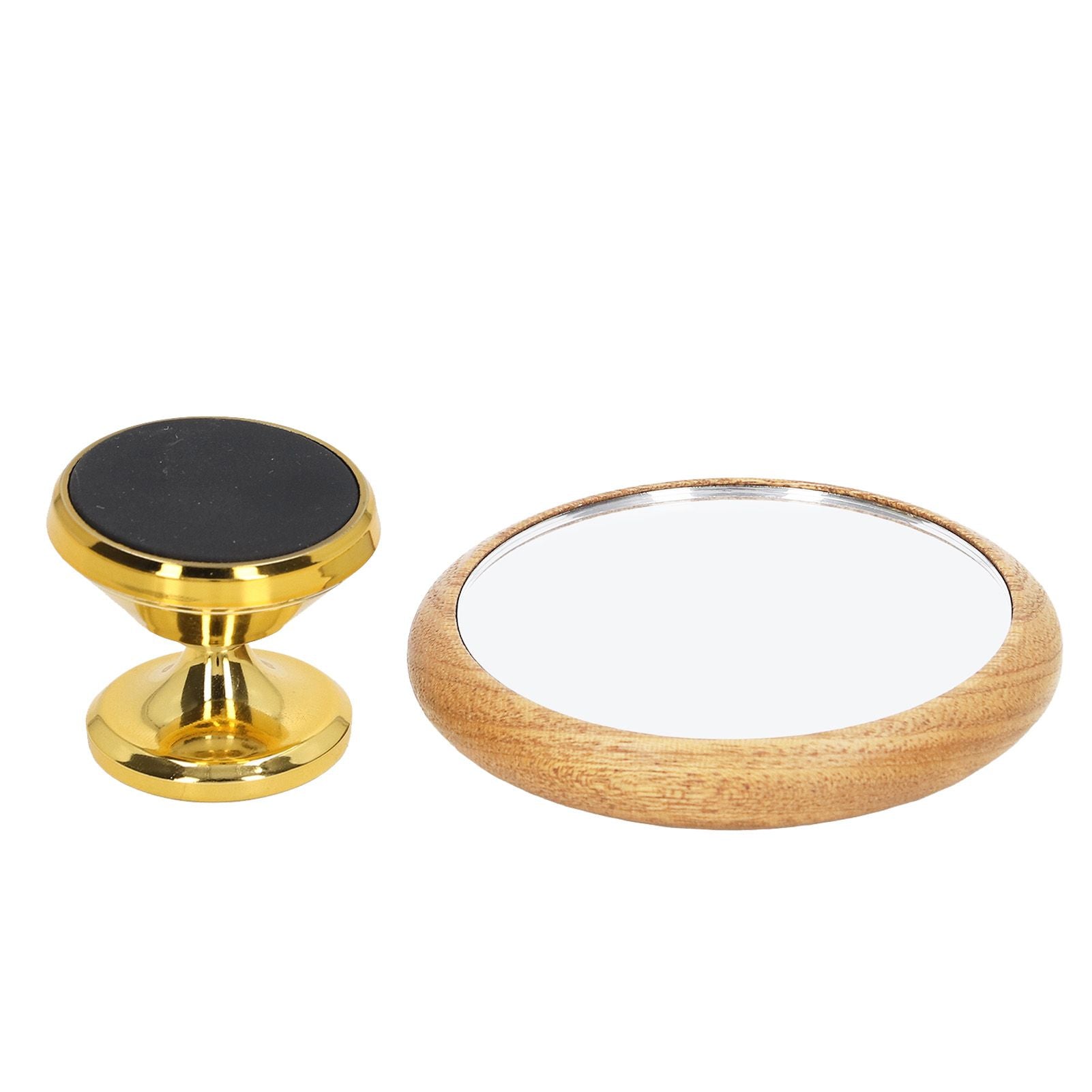 Coffee Shot Mirror for Bottomless Portafilter Multi Directional Rotation Visualization Coffee Flow Rate Observation Reflective Mirror Gold