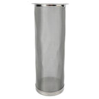 Cold Brew Coffee Filter Stainless Steel Reusable Wide Mouth Mesh Cylindrical Filter with White Gasket for Tea 8x21cm/3.15x8.27in