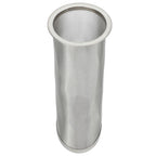 Cold Brew Coffee Filter Stainless Steel Reusable Wide Mouth Mesh Cylindrical Filter with White Gasket for Tea 8x21cm/3.15x8.27in
