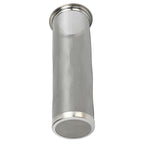 Cold Brew Coffee Filter Stainless Steel Reusable Wide Mouth Mesh Cylindrical Filter with White Gasket for Tea 8x21cm/3.15x8.27in