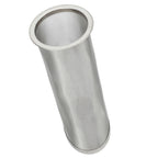 Cold Brew Coffee Filter Stainless Steel Reusable Wide Mouth Mesh Cylindrical Filter with White Gasket for Tea 8x21cm/3.15x8.27in