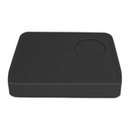 Coffee Tamper Mat with Tamper Slot Silicone Tamping Mat Coffee Pad Tamp Station Tool Black