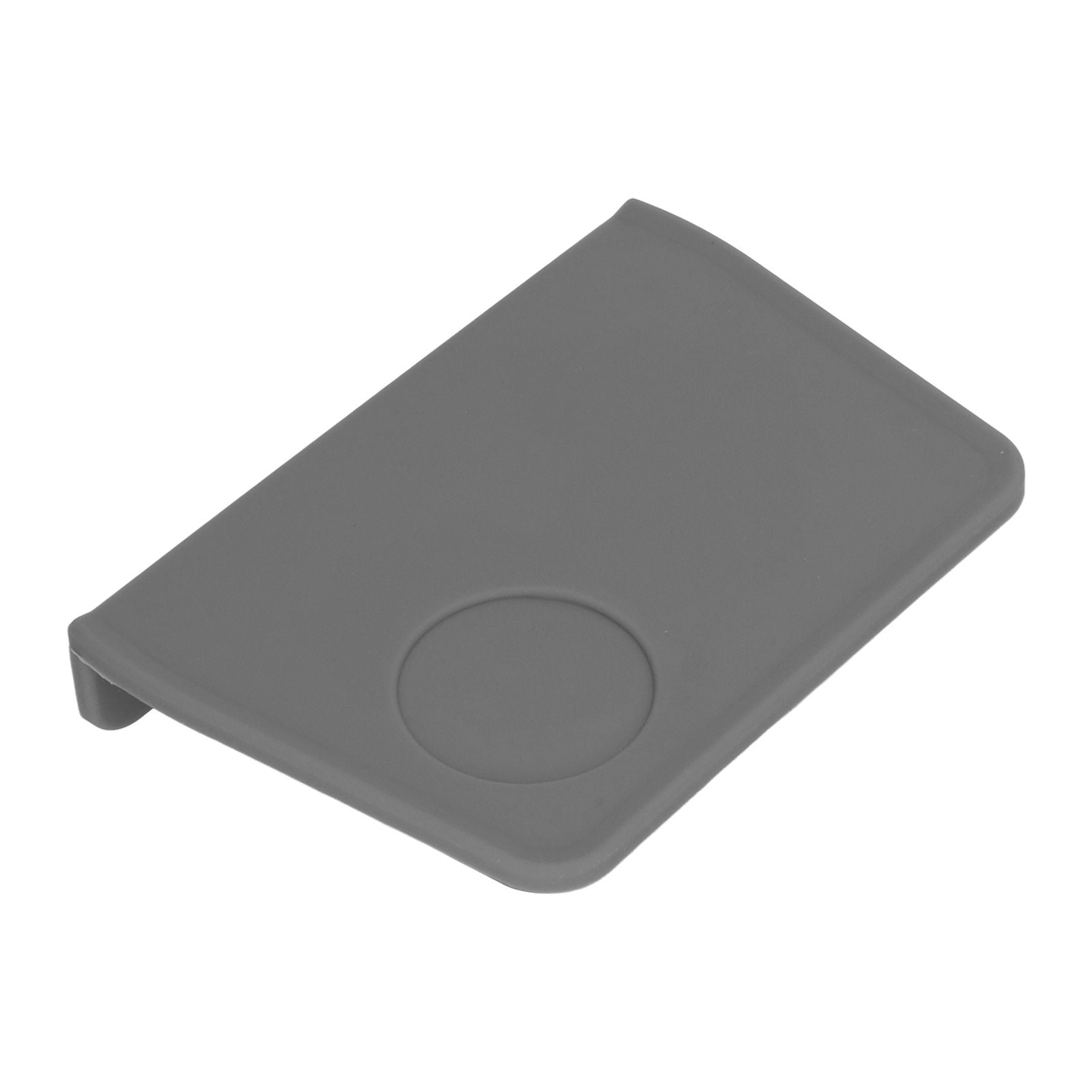Coffee Tamper Mat with Tamper Slot Silicone Tamping Mat Coffee Pad Tamp Station Tool Grey
