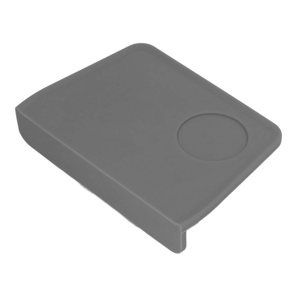 Coffee Tamper Mat with Tamper Slot Silicone Tamping Mat Coffee Pad Tamp Station Tool Grey