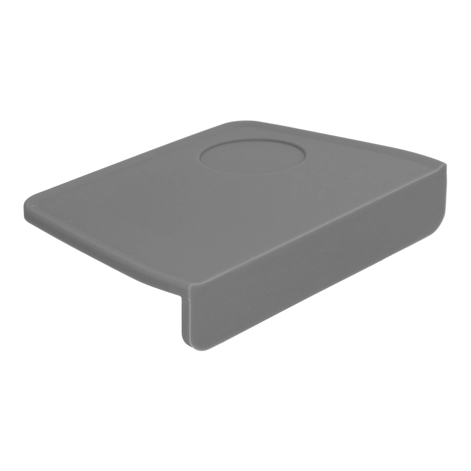 Coffee Tamper Mat with Tamper Slot Silicone Tamping Mat Coffee Pad Tamp Station Tool Grey