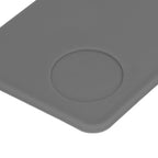 Coffee Tamper Mat with Tamper Slot Silicone Tamping Mat Coffee Pad Tamp Station Tool Grey