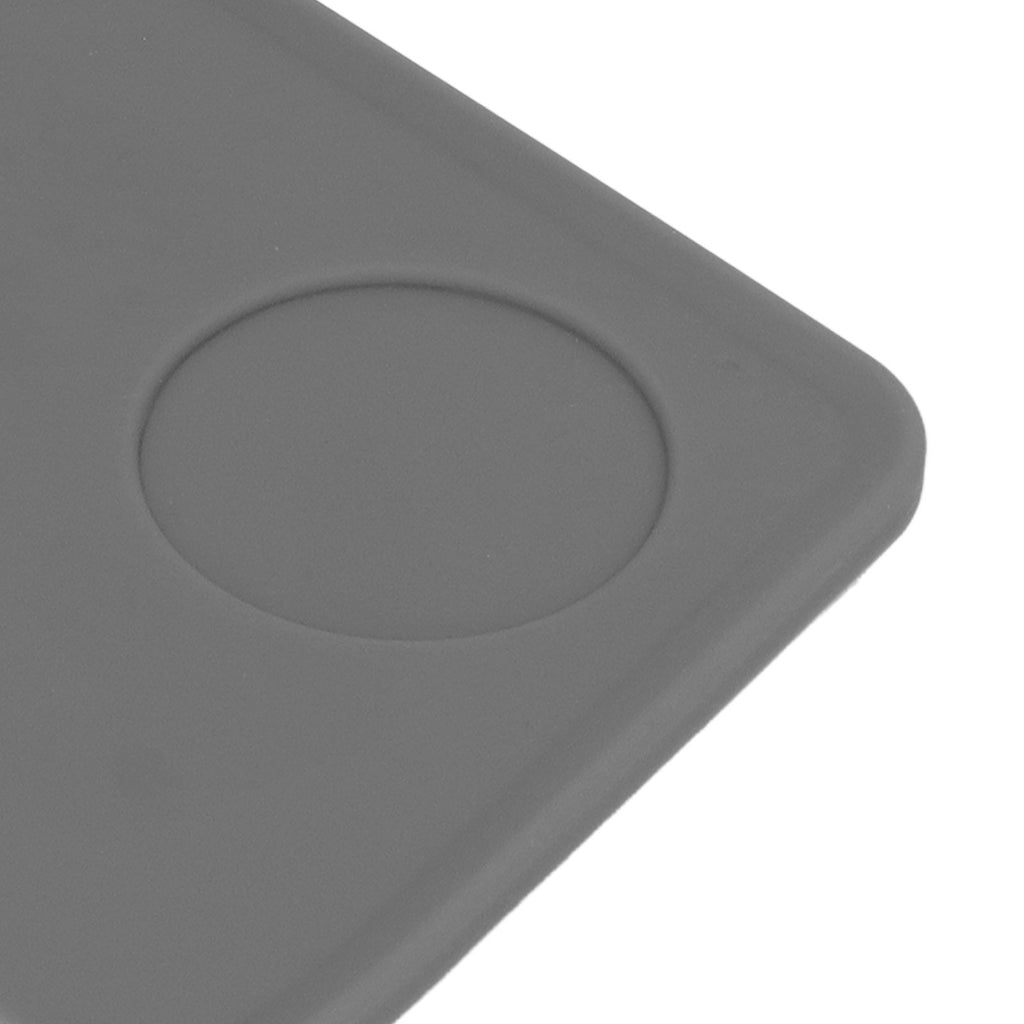 Coffee Tamper Mat with Tamper Slot Silicone Tamping Mat Coffee Pad Tamp Station Tool Grey