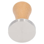 Wooden Coffee Tamper Food Grade Rustproof Easy To Clean Heavy Duty Coffee Tamper with Ergonomic Handle for Baristas Blue 51mm/2.0in