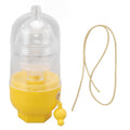 Egg Scrambler Convenient Hand Powered Golden Egg Maker for Mixing Egg Home Kitchen Yellow
