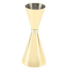 Jigger Stainless Steel 30mm to 60mm Elegant Flexible Jigger Cone for Cocktail Bartending Gold Plating