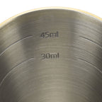 Jigger Stainless Steel 30mm to 60mm Elegant Flexible Jigger Cone for Cocktail Bartending Gold Plating