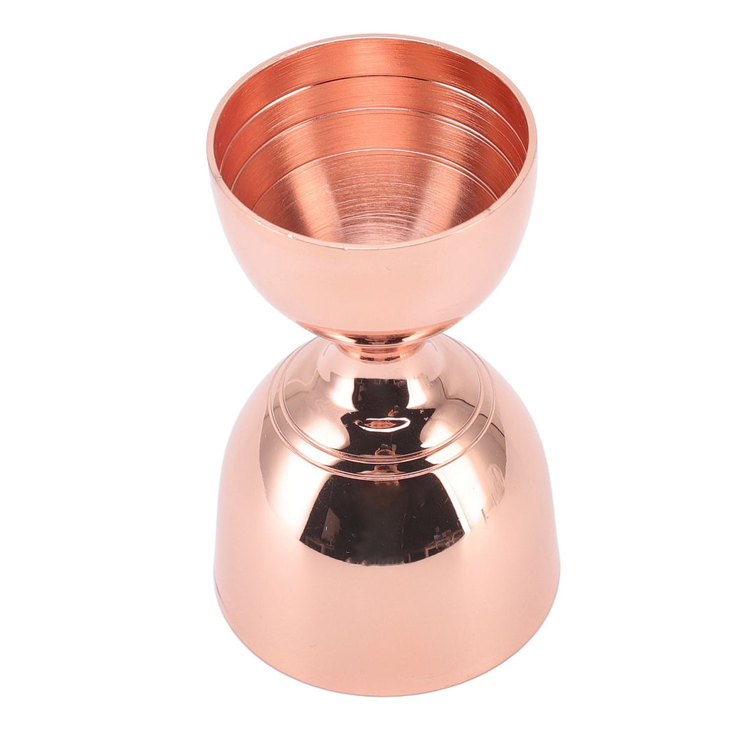 Cocktail Jigger 30/60ml Stainless Steel Durable High Accuracy Wide Opening Shot Measure Jigger for Cocktail Liquor 30/60ml Rose Gold