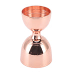 Cocktail Jigger 30/60ml Stainless Steel Durable High Accuracy Wide Opening Shot Measure Jigger for Cocktail Liquor 30/60ml Rose Gold