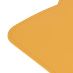 Silicone Placemat Thicken Heat Insulation Anti Slip Soft Elastic Silicone Bear Placemat for Home Hotel Restaurant Yellow