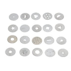 Sugar Paste Extruder Stainless Steel Pottery Clay Extruders Rotating Cake Fondant Decorating Tool Set