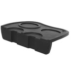 Tampering Corner Mat Silicone Tamping Pad Coffee Tamper Mat Double Heads for Kitchen Pub Coffee Accessories Black