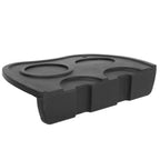 Tampering Corner Mat Silicone Tamping Pad Coffee Tamper Mat Double Heads for Kitchen Pub Coffee Accessories Black