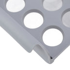 Egg Drawer Double Layer Transparent 32 Lattice Large Capacity Egg Storage Box for Refrigerator Grey