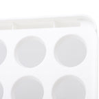 Egg Drawer Double Layer Transparent 32 Lattice Large Capacity Egg Storage Box for Refrigerator White