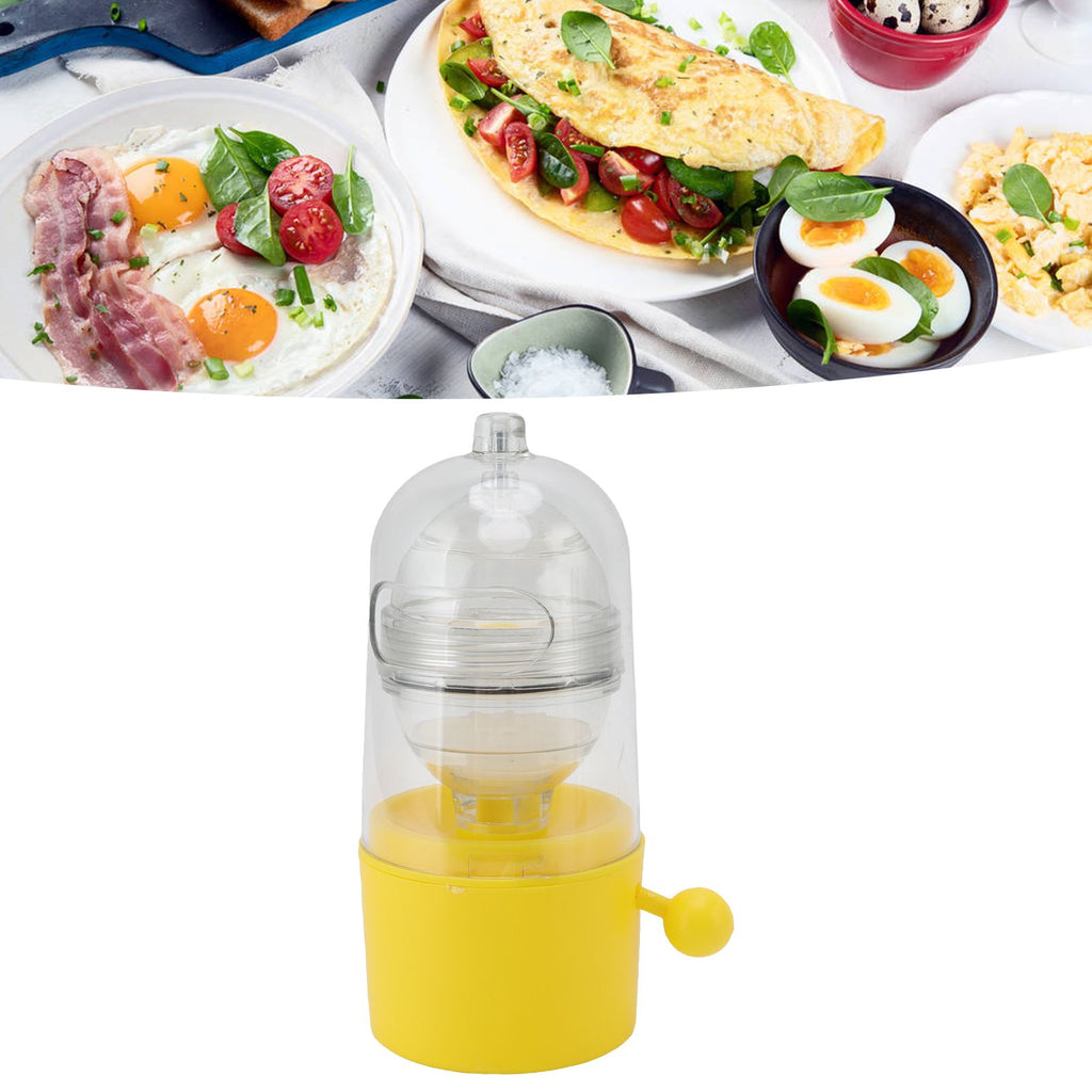 Egg Spinner Pulling Rope Operation Detachable Plastic Dishwasher Washable Manual Golden Egg Shakers