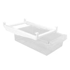 Refrigerator Organizer Bins Extended Handle Spring Lever BPA Free 1 Grid Hanging Fridge Drawer Organizer for Food Fruit Vegetable Box