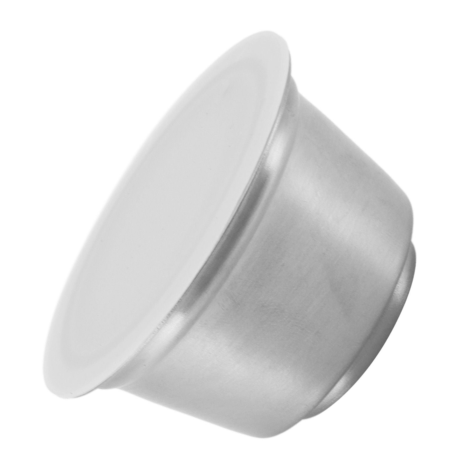 Refillable Coffee Capsule Stainless Steel High Temperature Resistant Reusable Coffe Pod for Home White