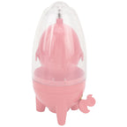 Egg Spinners Perfect Protection Food Grade Silicone Pad Mix Egg White Yolk Simple Operation Egg Shaker for Household Pink