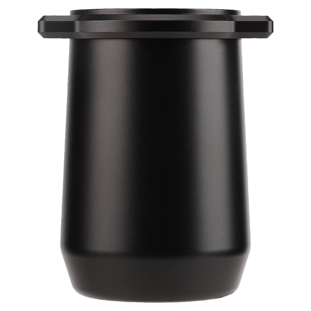 Coffee Powder Cup 54mm Aluminum Alloy Powder Feeder Cup Compact Lightweight Anti Flying Coffee Dosing Mug for Breville 8 Black