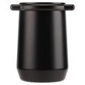 Coffee Powder Cup 54mm Aluminum Alloy Powder Feeder Cup Compact Lightweight Anti Flying Coffee Dosing Mug for Breville 8 Black